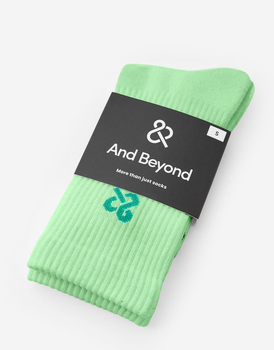 Women's Pastel Green Classic Crew