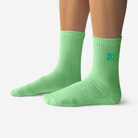 Women's Pastel Green Classic Crew