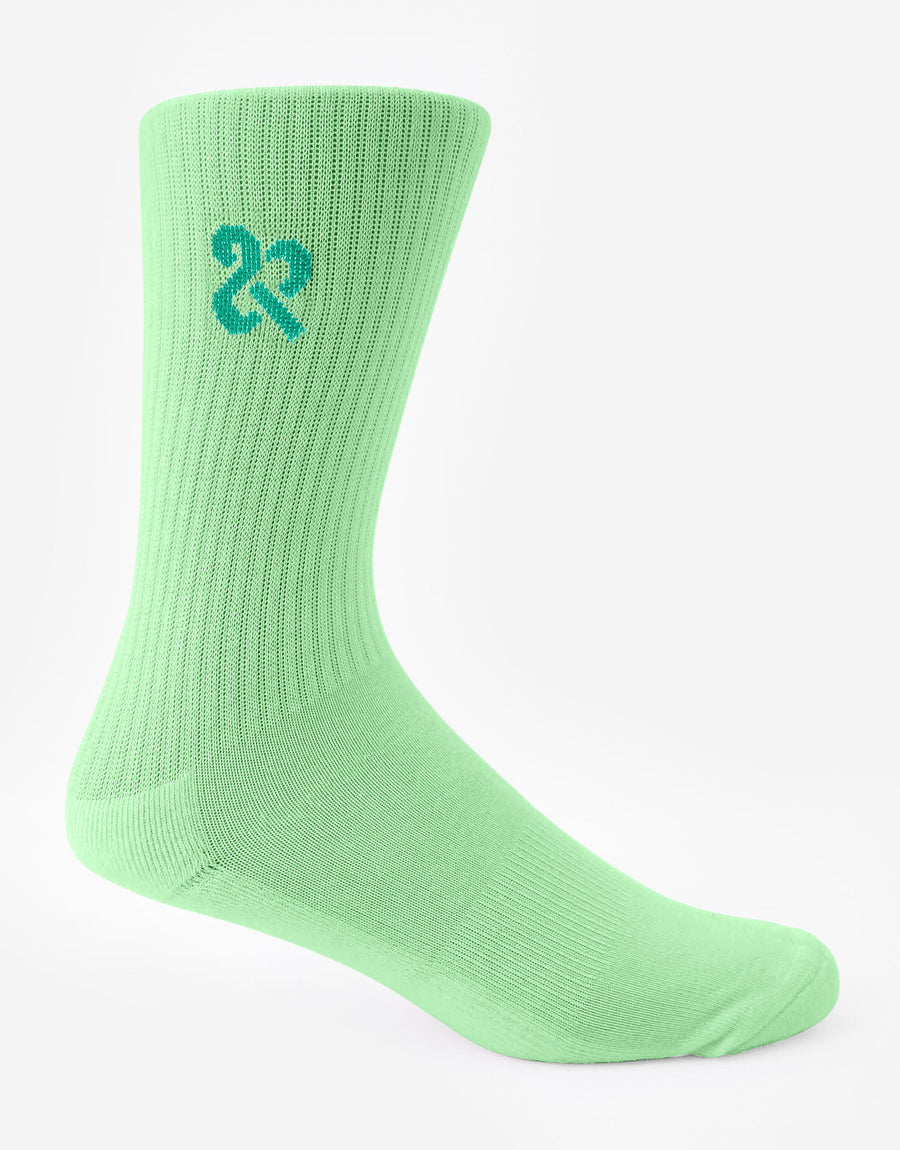 Women's Pastel Green Classic Crew