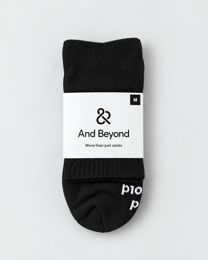 Men's Black Classic Mid Crew