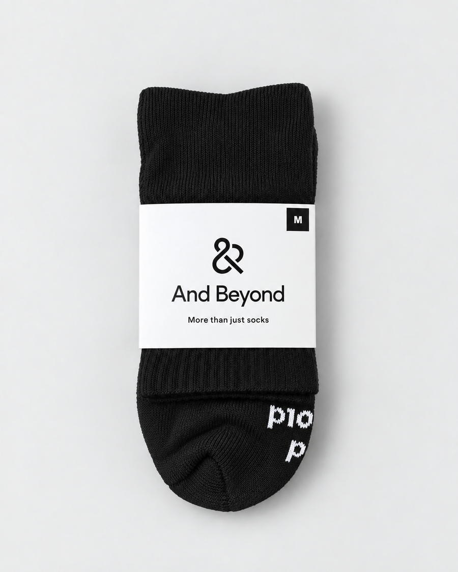 Men's Black Classic Mid Crew