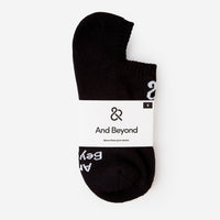Women's Black Cushioned No Show