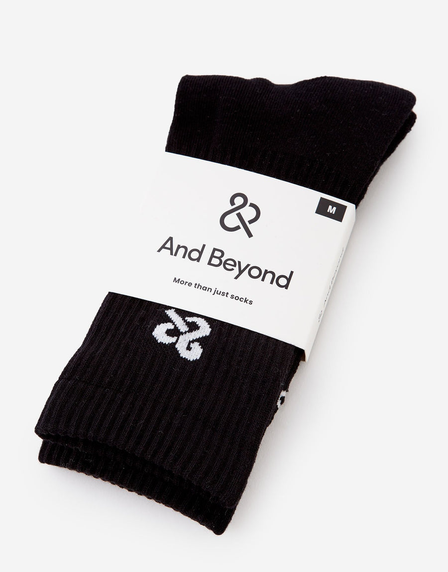Men's Black Classic Crew