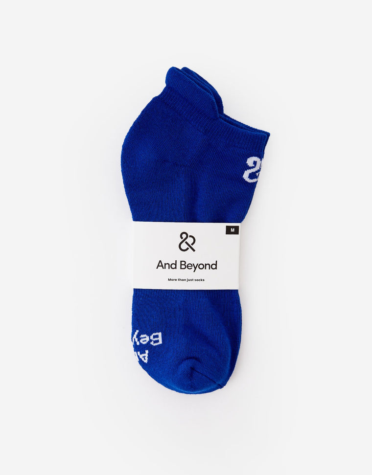 And Beyond everyday ankle sock in blue