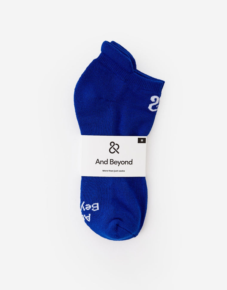 And Beyond everyday ankle sock in blue