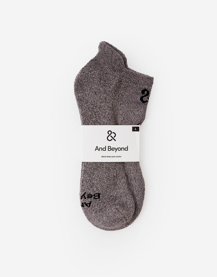 And Beyond everyday ankle sock in grey