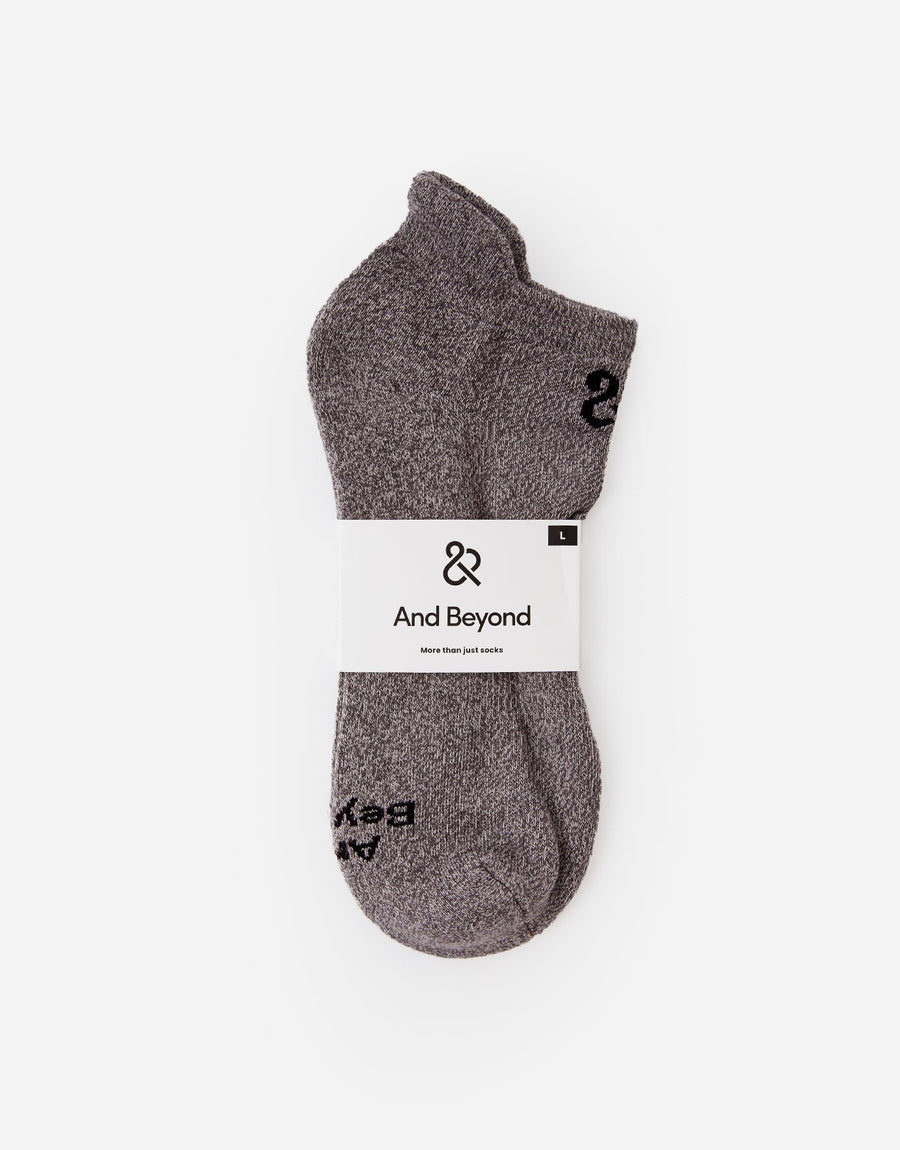And Beyond everyday ankle sock in grey
