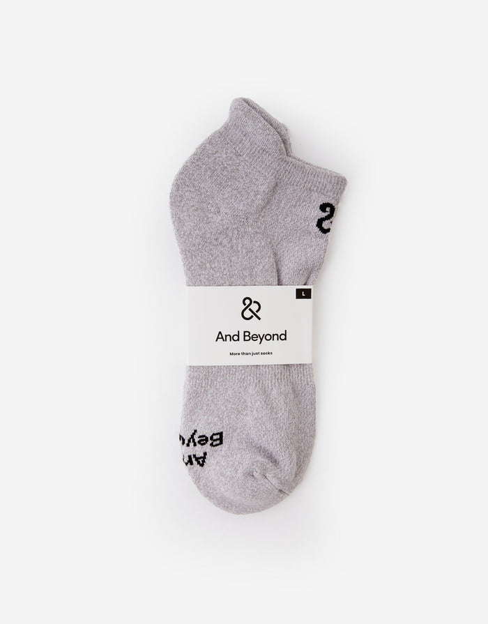 Women's Light Grey Everyday Essential Ankle