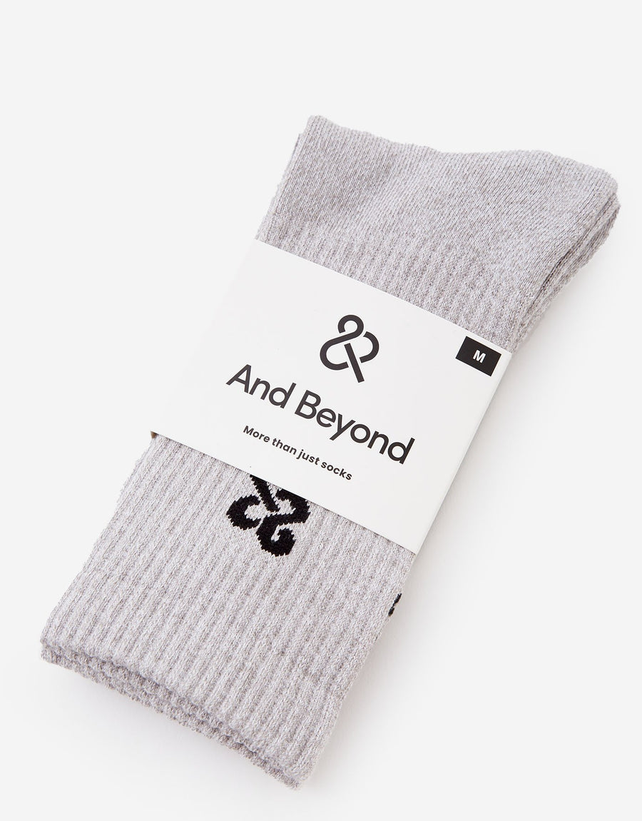 Men's Light Grey Classic Crew