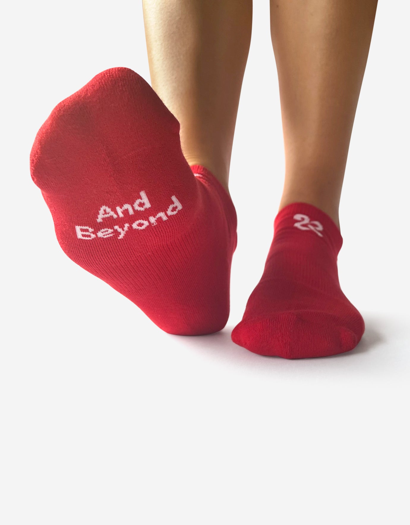 Women's Red Everyday Essential Ankle