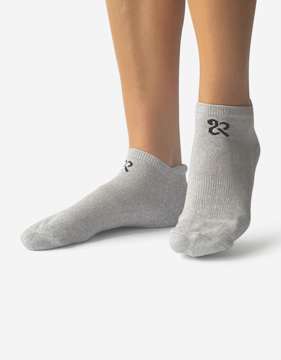 Women's Light Grey Everyday Essential Ankle
