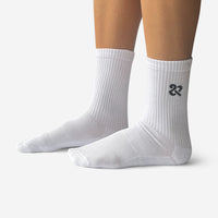 Women's White Classic Crew