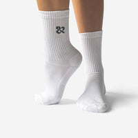 Women's White Classic Crew