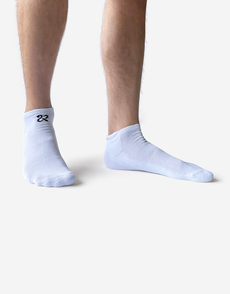 Men's White Everyday Essential Ankle
