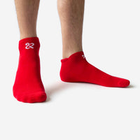 Men's Red Everyday Essential Ankle