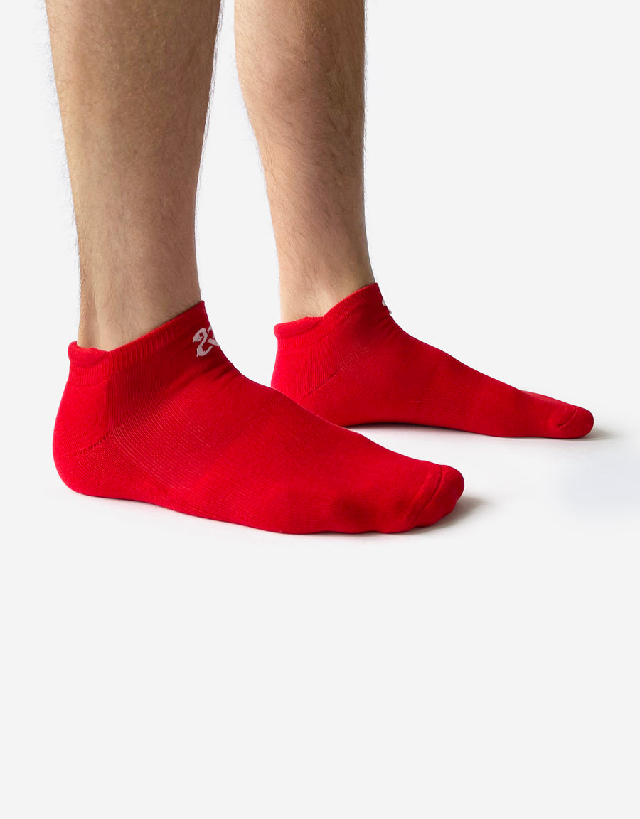 Men's Red Everyday Essential Ankle