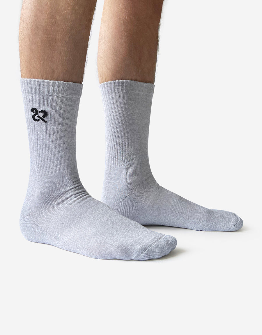 Men's Light Grey Classic Crew