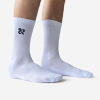 Men's White Classic Crew