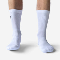 Men's White Classic Crew
