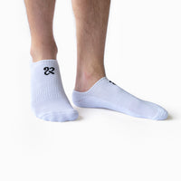 Men's White Cushioned No Show