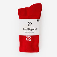 Women's Red Classic Crew