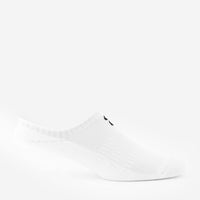 Women's White Cushioned No Show