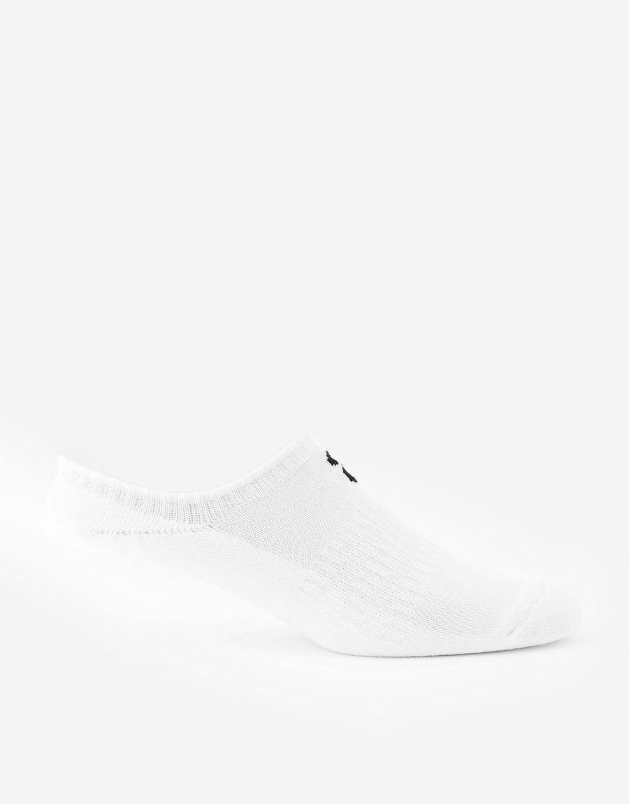 Women's White Cushioned No Show