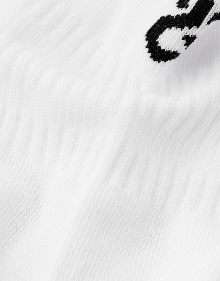 Women's White Cushioned No Show
