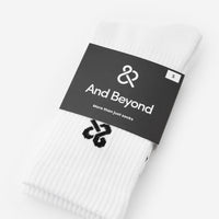 Men's White Classic Crew