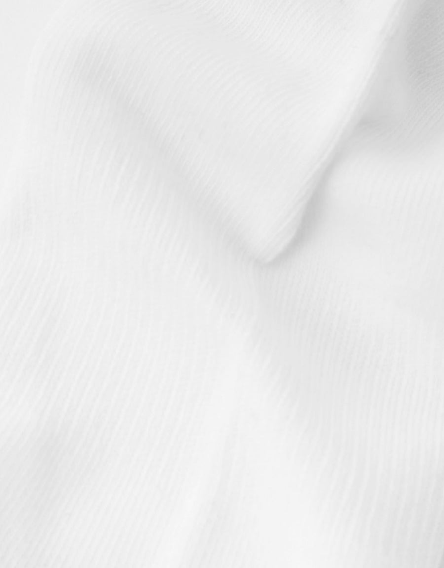 Men's White Classic Crew